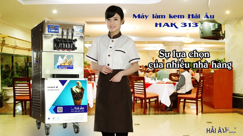 Máy làm kem tươi Hải Âu HAK 313 - sự lựa chọn của nhiều nhà hàng