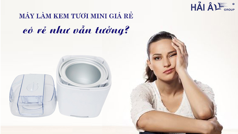 Máy làm kem tươi mini giá rẻ - liệu có thực sự rẻ? Máy làm kem tươi mini giá rẻ