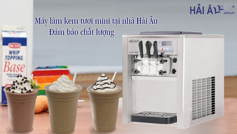Máy làm kem tươi mini tại nhà