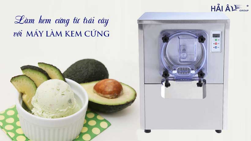 Máy làm kem cứng giúp làm kem ngon từ các loại trái cây bổ dưỡng máy làm kem cứng