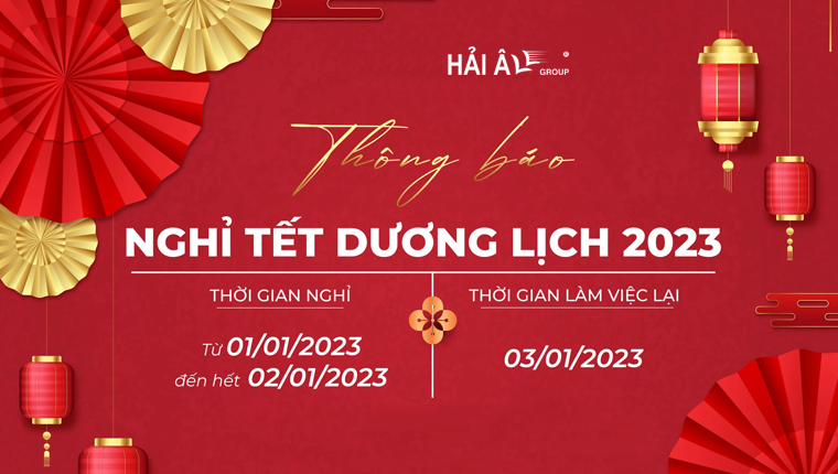 lịch nghỉ tết dương 2023